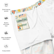 Costume da bagno corto da uomo Cartolina dall’Italia