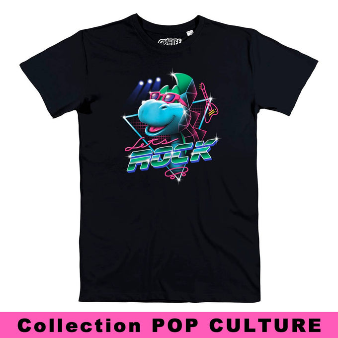 T-shirt unisex Let’s Rock in cotone biologico