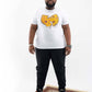 T-shirt grafica pizza Wu-Tang in cotone biologico