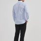 Camicia comfort a righe cielo