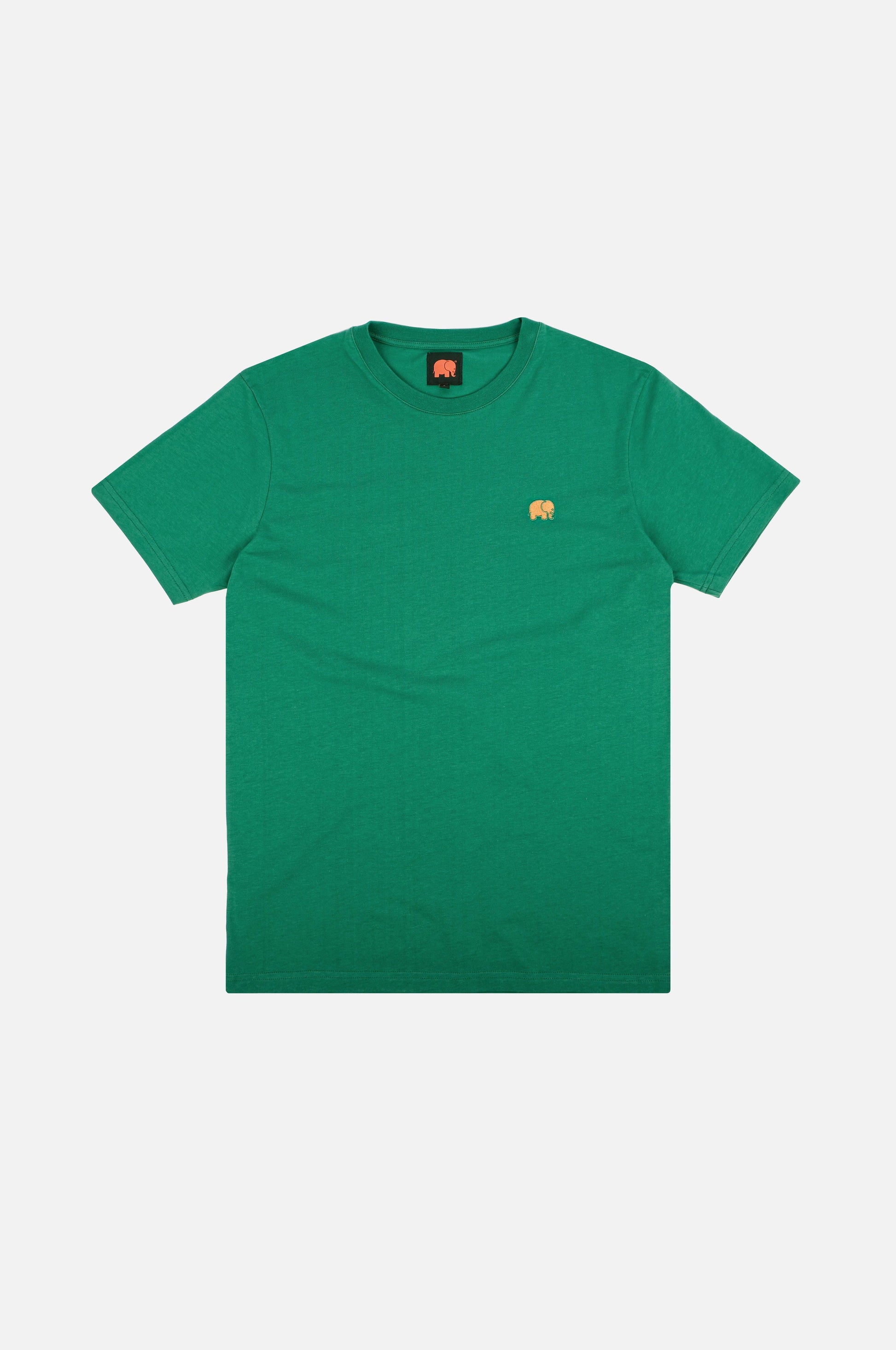 T-shirt Essential in Cotone Organico Verde Bosforo