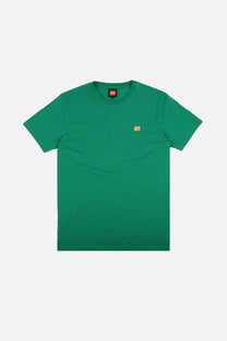 T-shirt Essential in Cotone Organico Verde Bosforo