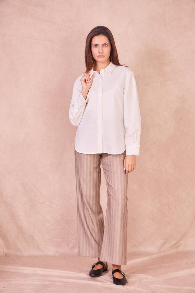 Camicia Alexandra in cotone con bottoni