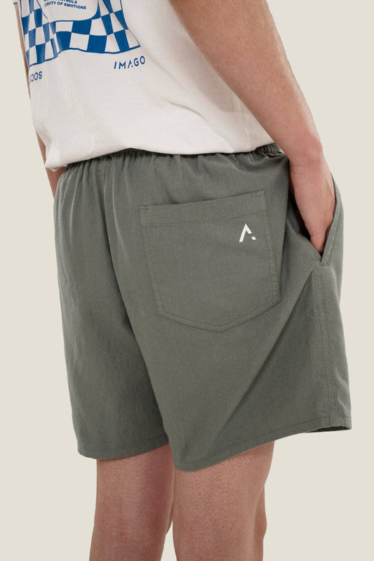 Pantaloncini unisex in cotone e lino Agave