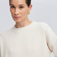 Tunica in maglia a righe bicolor