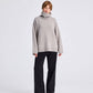Maglione Vera in lana d’agnello GOTS grigio pietra