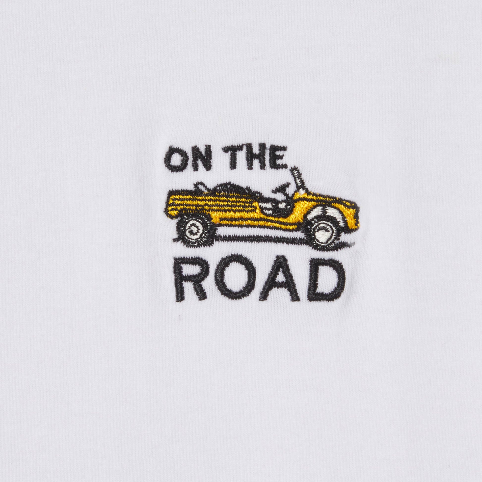 T-shirt Roadtrip in cotone biologico bianca