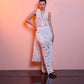 Pantaloni in pizzo crochet 100% cotone