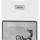 T-shirt sportiva vintage da moto