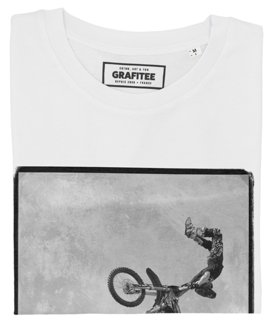 T-shirt sportiva vintage da moto