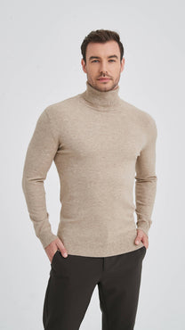 Maglione uomo in maglia tinta unita