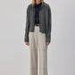 Pantaloni wide-leg con cuciture a contrasto
