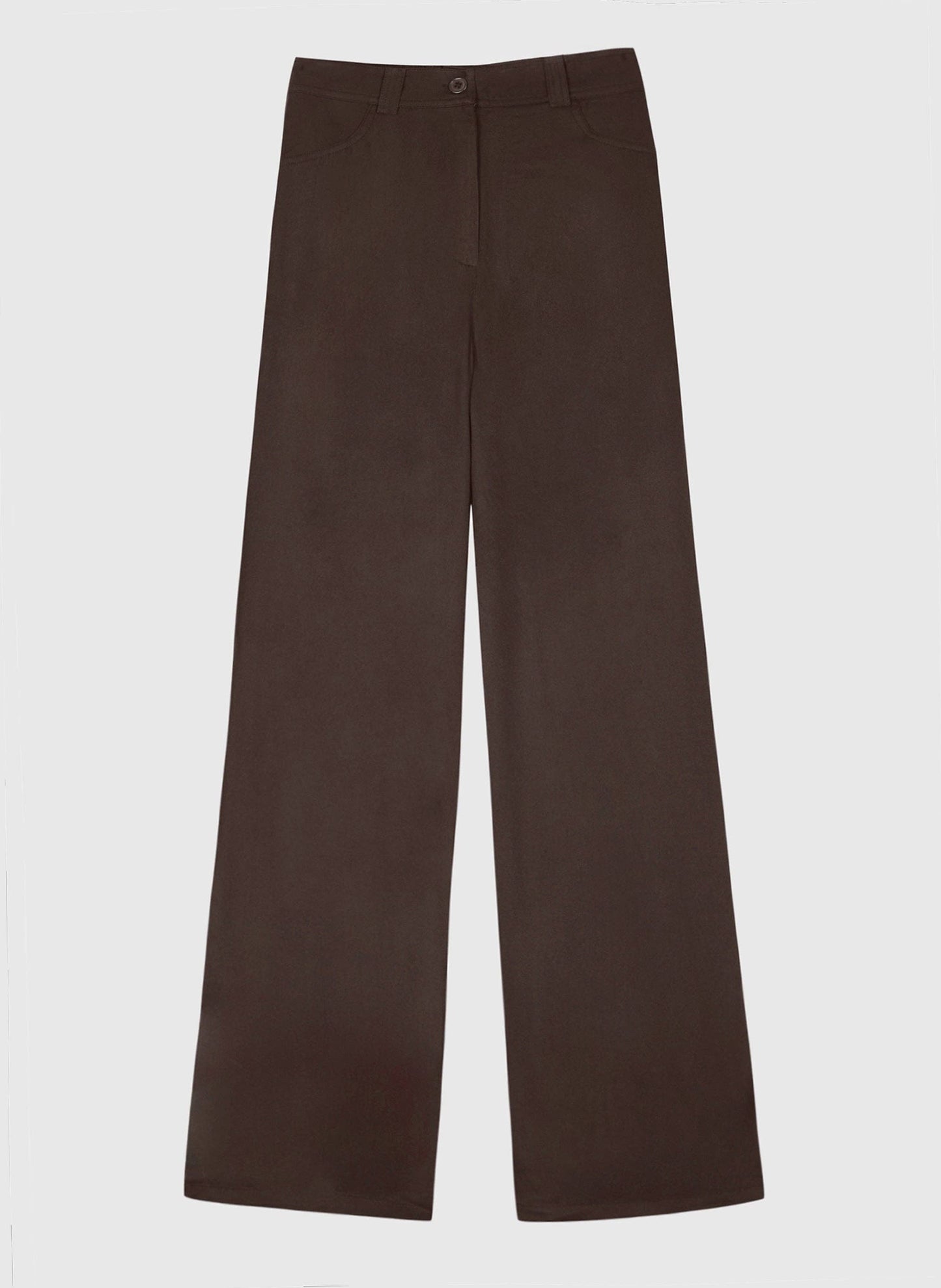 Pantaloni marroni a gamba dritta Phorila