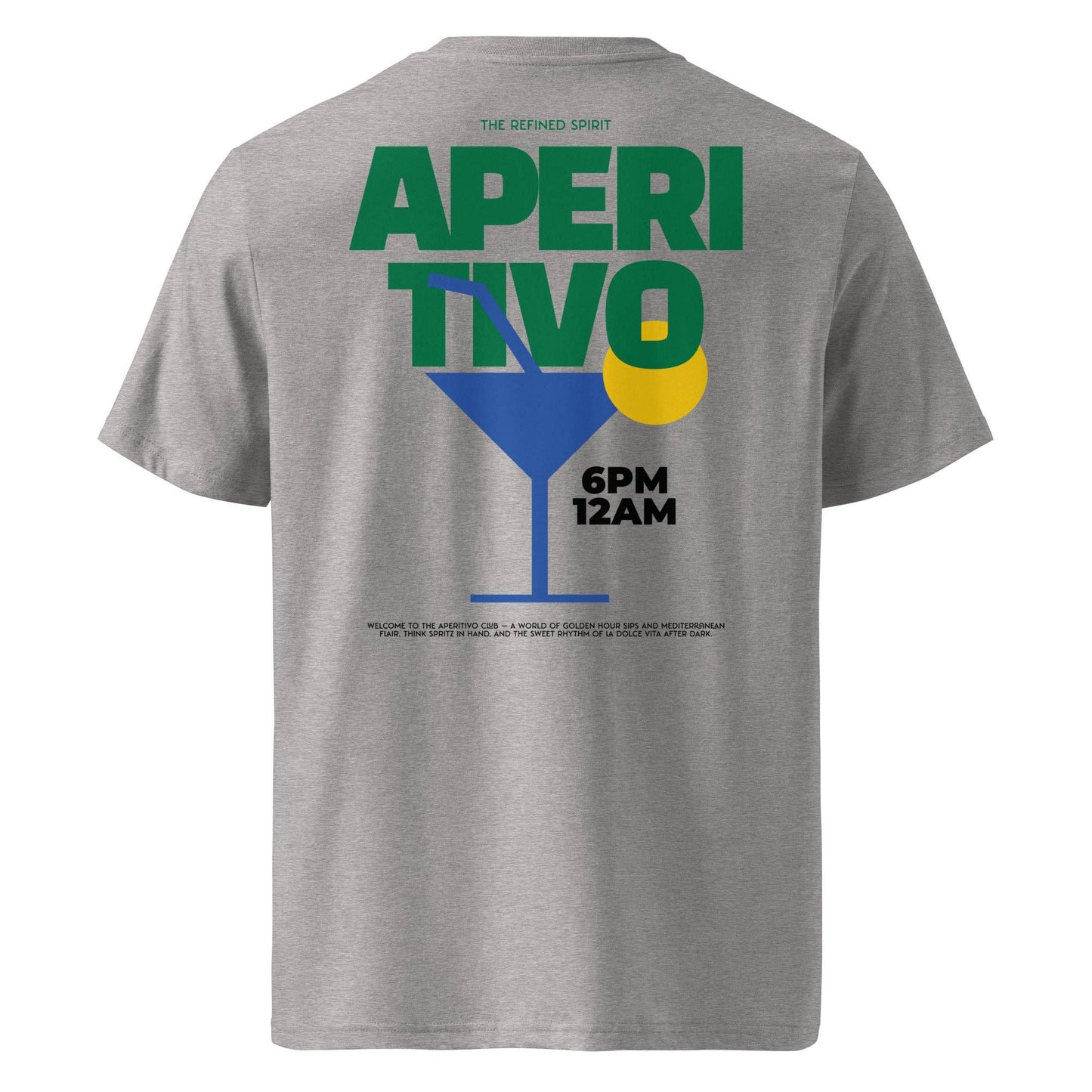 T-shirt unisex in cotone biologico Aperitivo