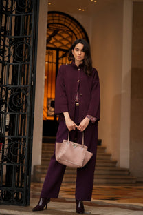 Pantaloni dritti strutturati da donna