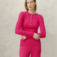 Maglione a costine in lana merino extra fine con bottoni