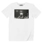 T-shirt vintage da boxe con stampa fotografica