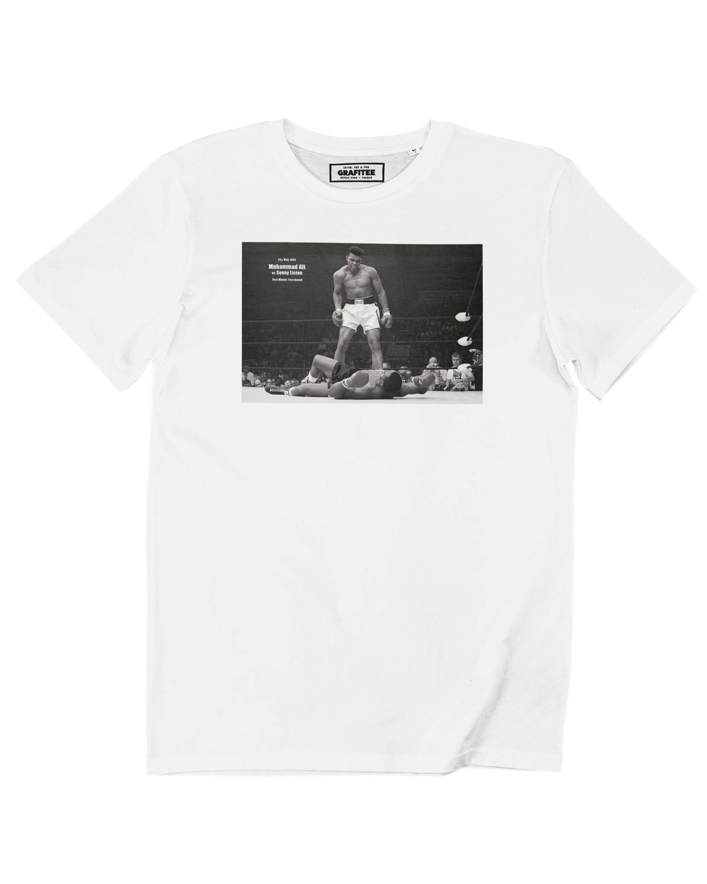 T-shirt con foto vintage Ali vs Liston