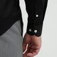 Camicia in cotone compatto nera