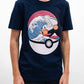 T-shirt Pokémon con stampa onda e Pikachu