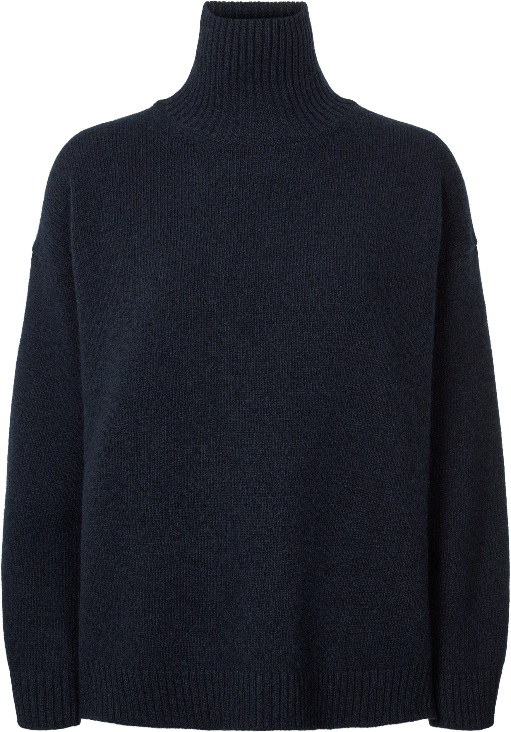 Maglione Mandie in lana d’agnello GOTS blu notte