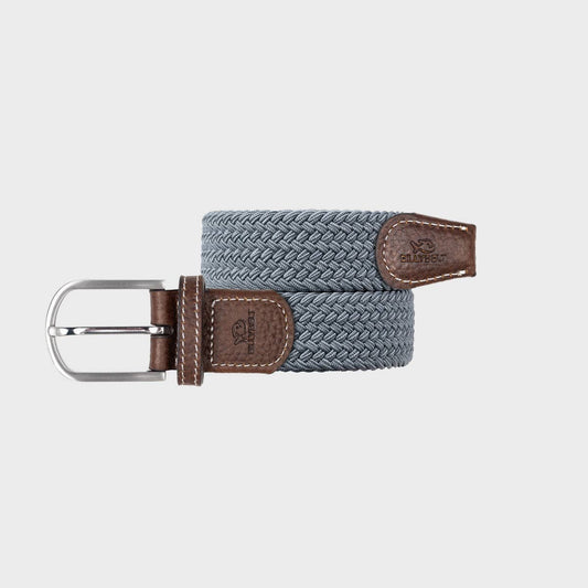 Cintura elasticizzata intrecciata grigio freddo