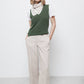 Gilet in maglia strutturata con scollo a V
