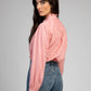 Camicia Saminy rosa in voile di cotone