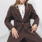 Blazer monopetto essenziale