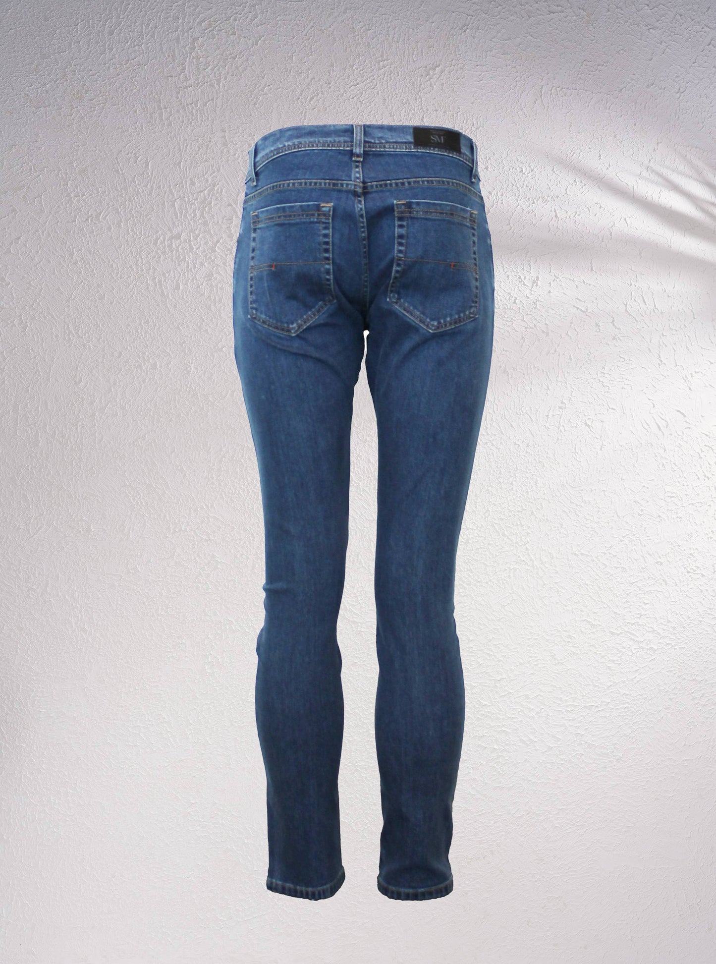 Jeans skinny in denim blu