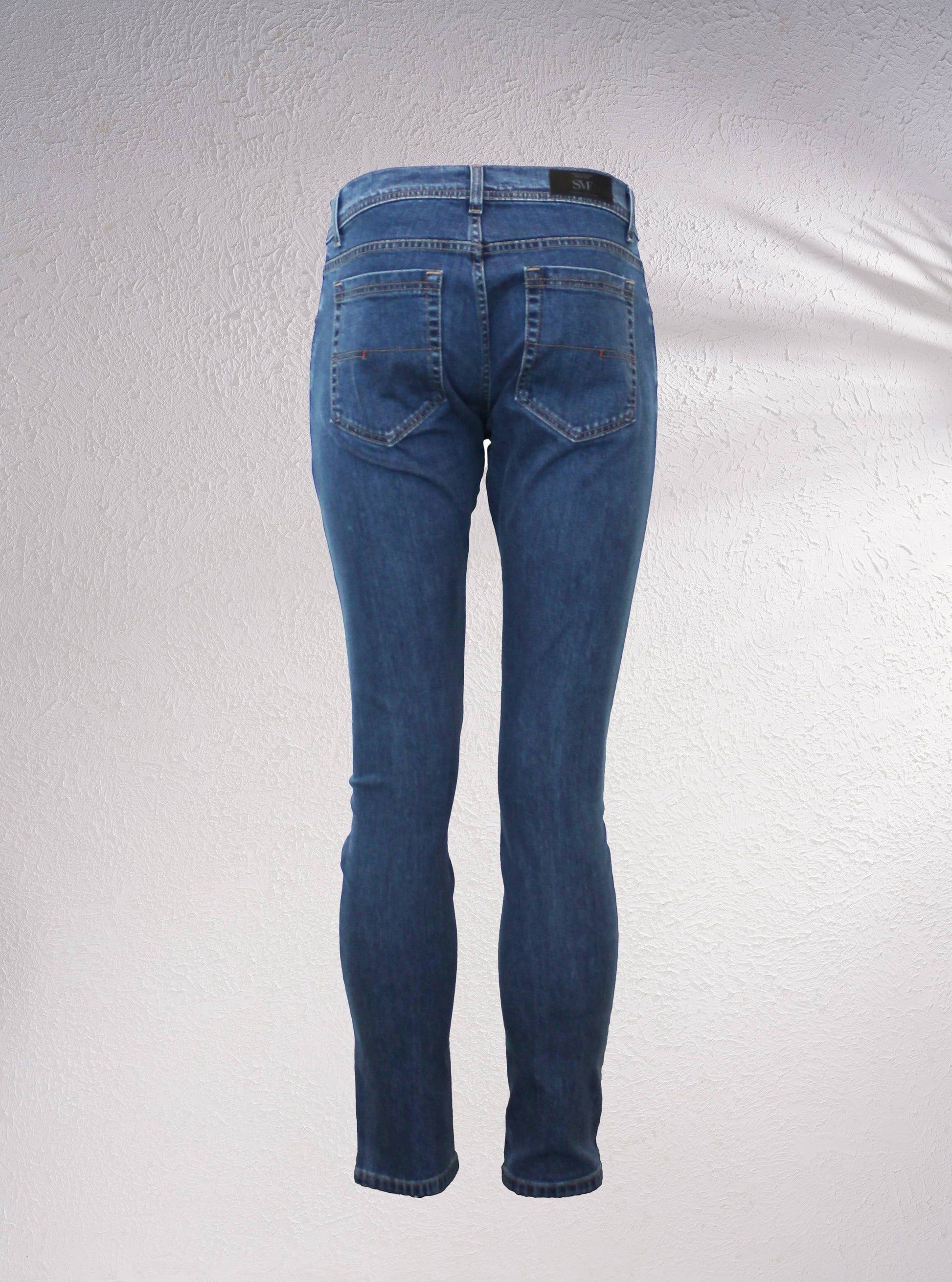 Jeans skinny in denim blu