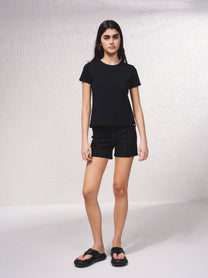 T-shirt basic a maniche corte girocollo