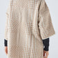 Giacca cardigan in maglia jacquard con tasche