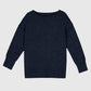 Maglione oversize girocollo blu navy