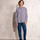 Camicia uomo a quadri in cotone misto