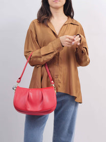 Camicia satinata in viscosa e seta