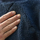 Felpa sherpa blu navy