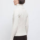 Maglione a maglia strutturata con collo alto