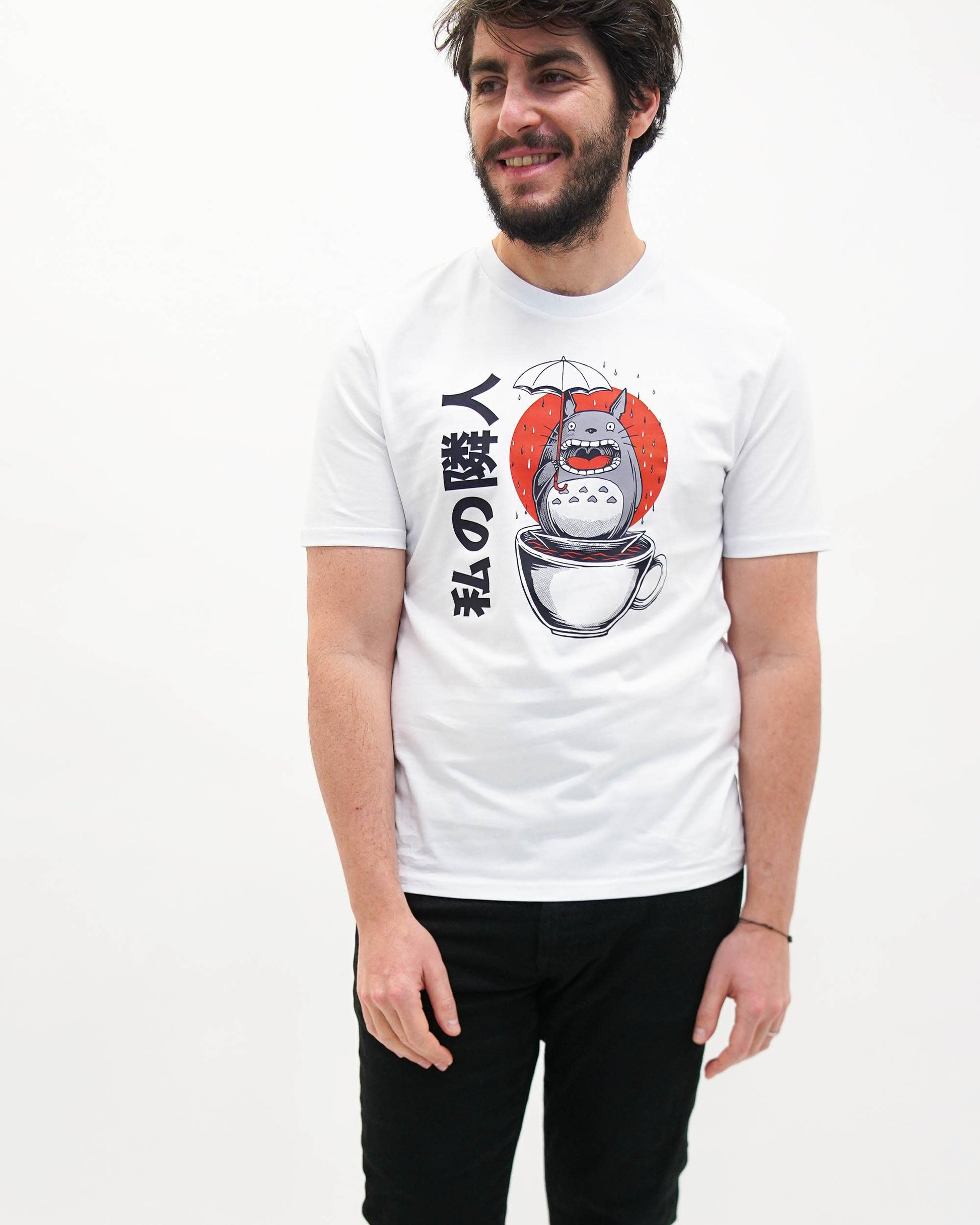 T-shirt Totoro con grafica in cotone biologico