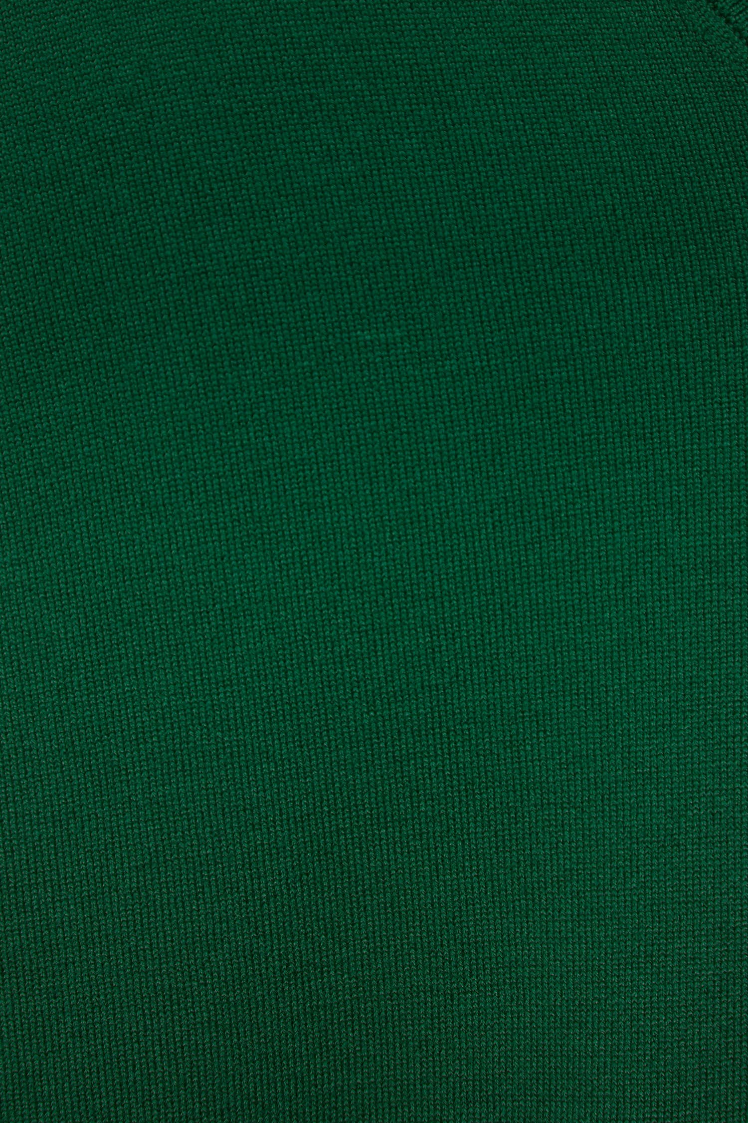 Maglione in maglia rasata con scollo a V