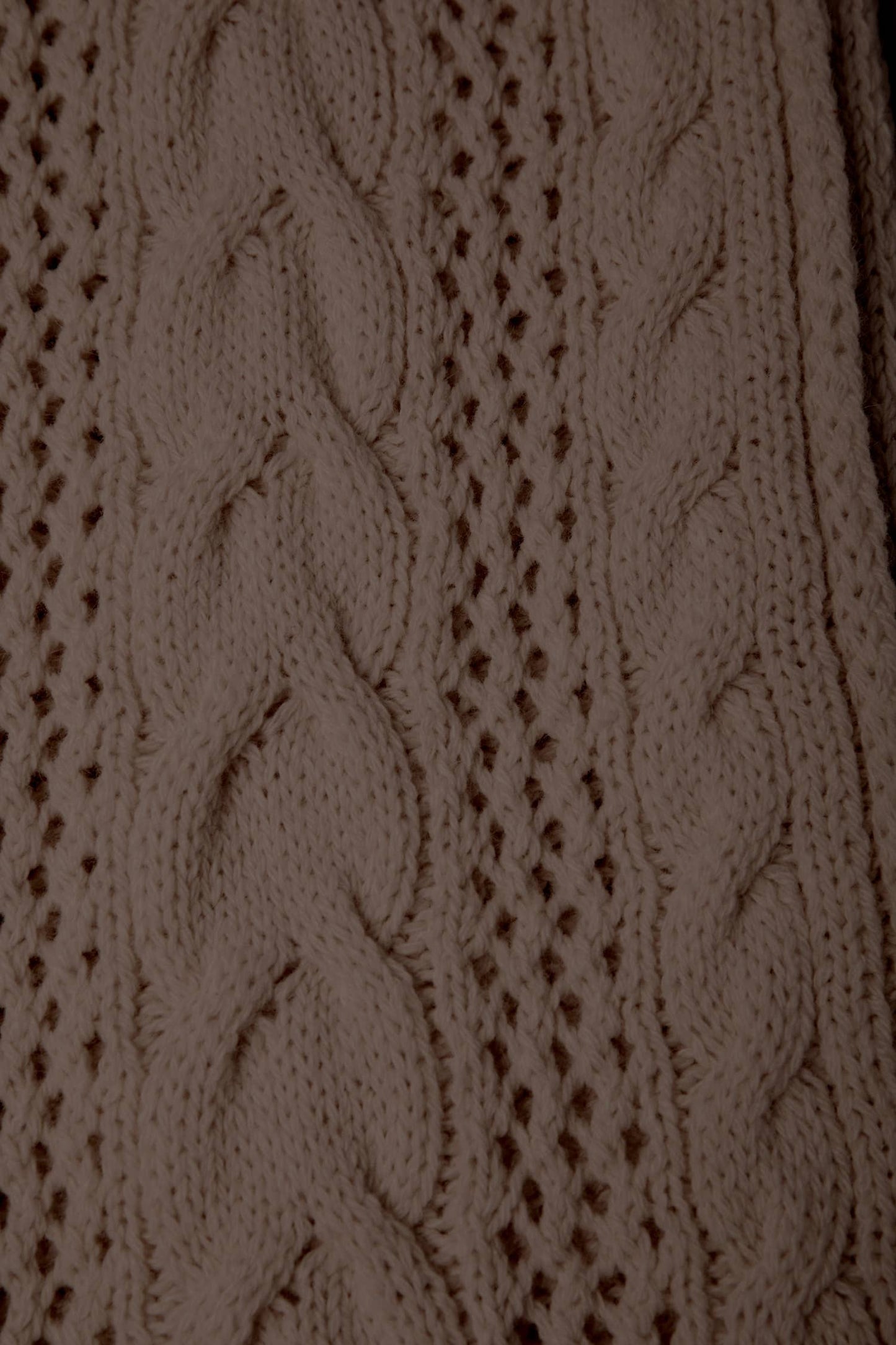 Sciarpa a maglia strutturata