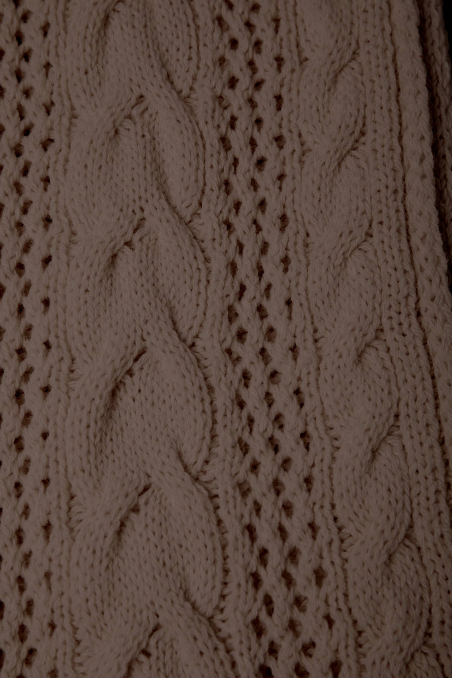 Sciarpa a maglia strutturata