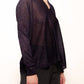 Maxi maglione glitterato con scollo a V