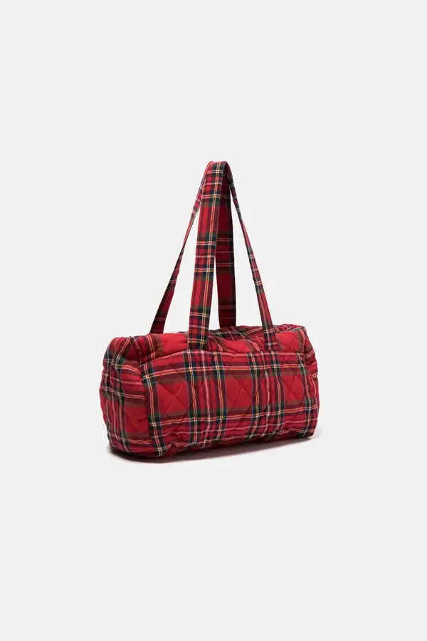 Borsa trapuntata tartan