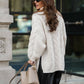 Cardigan lungo intrecciato oversize