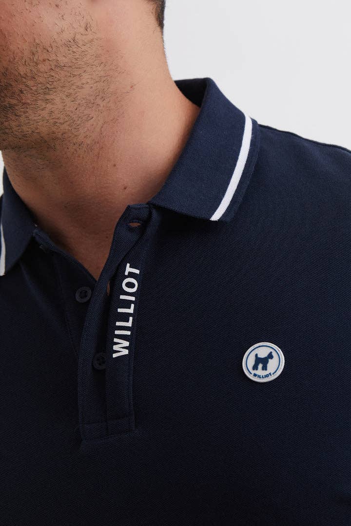 Polo Williot in piqué di cotone personalizzata