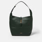 Borsa a spalla in ecopelle con dettagli metallici
