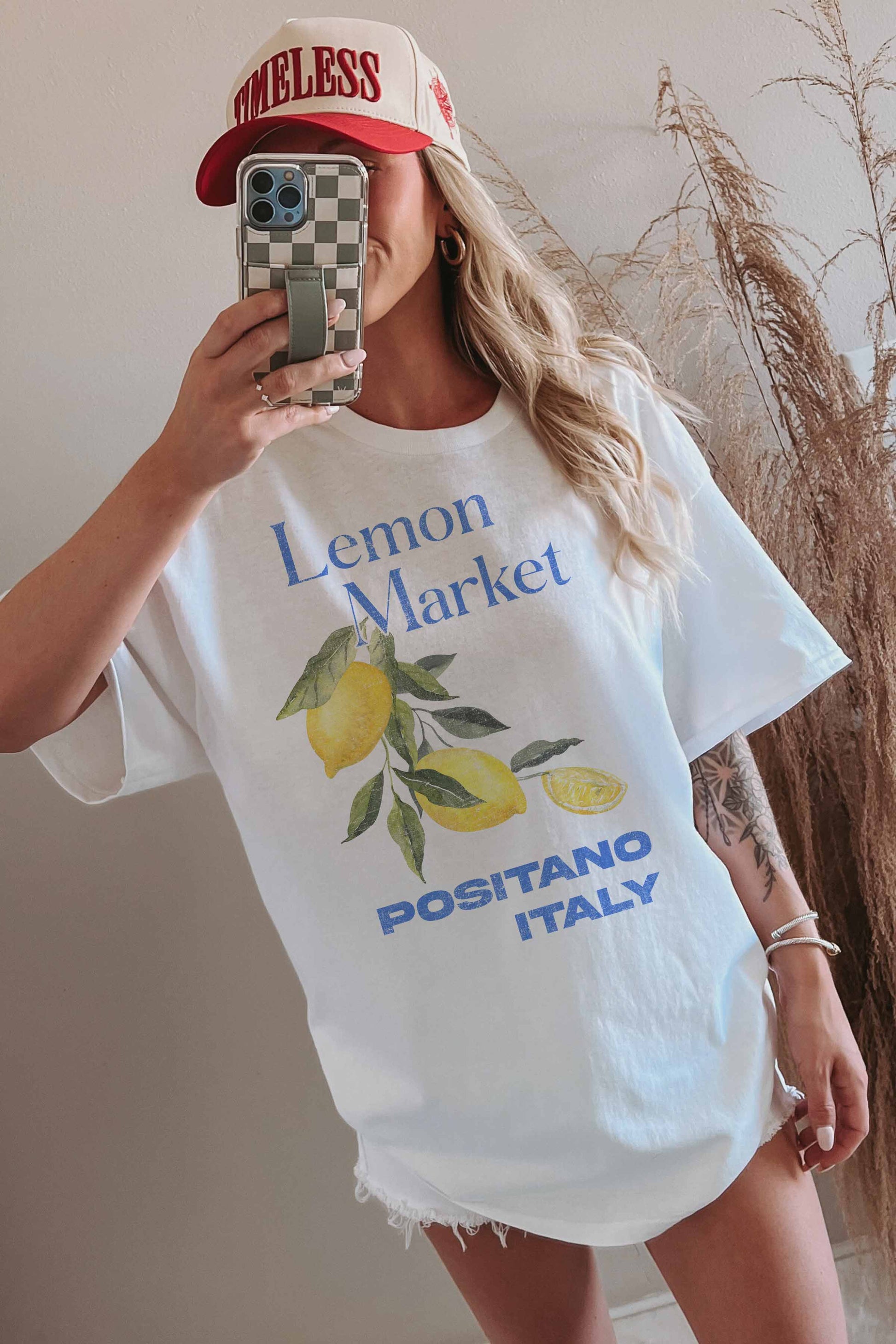 T-shirt oversize Lemon Market
