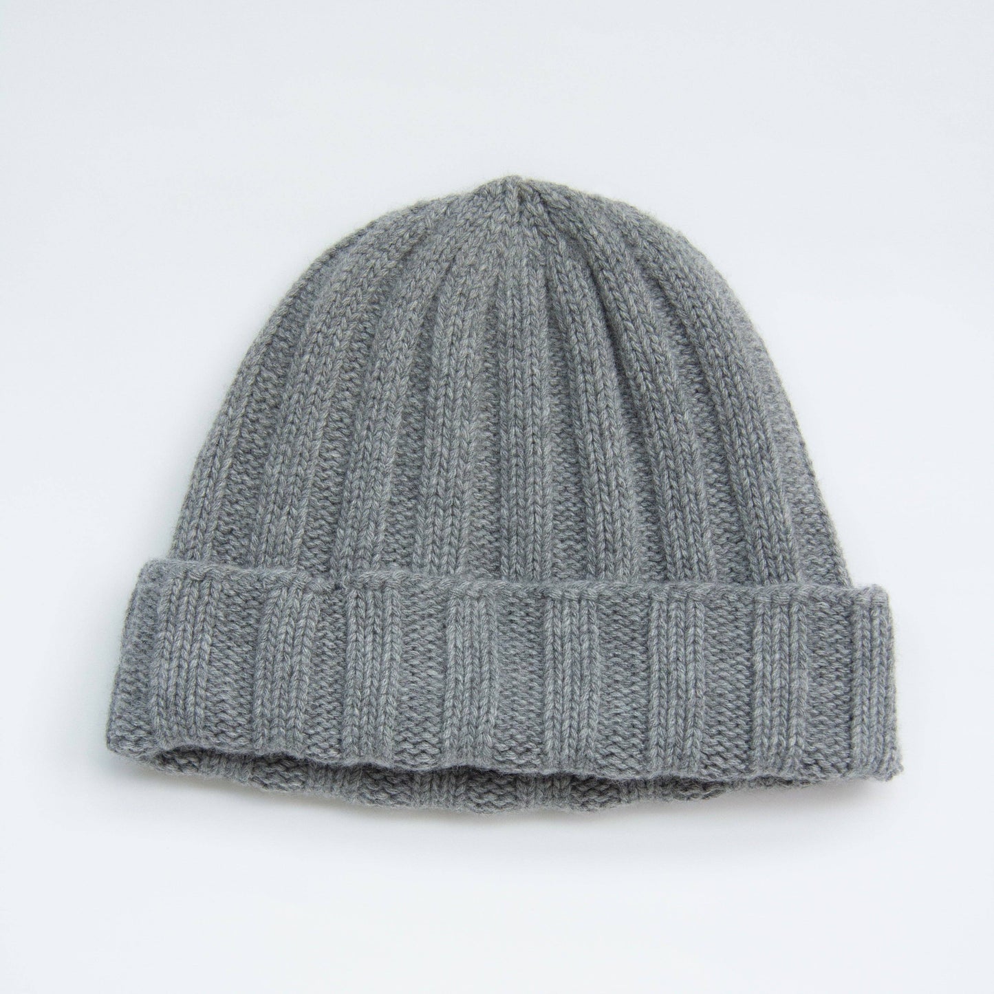 Berretto a coste in misto cashmere