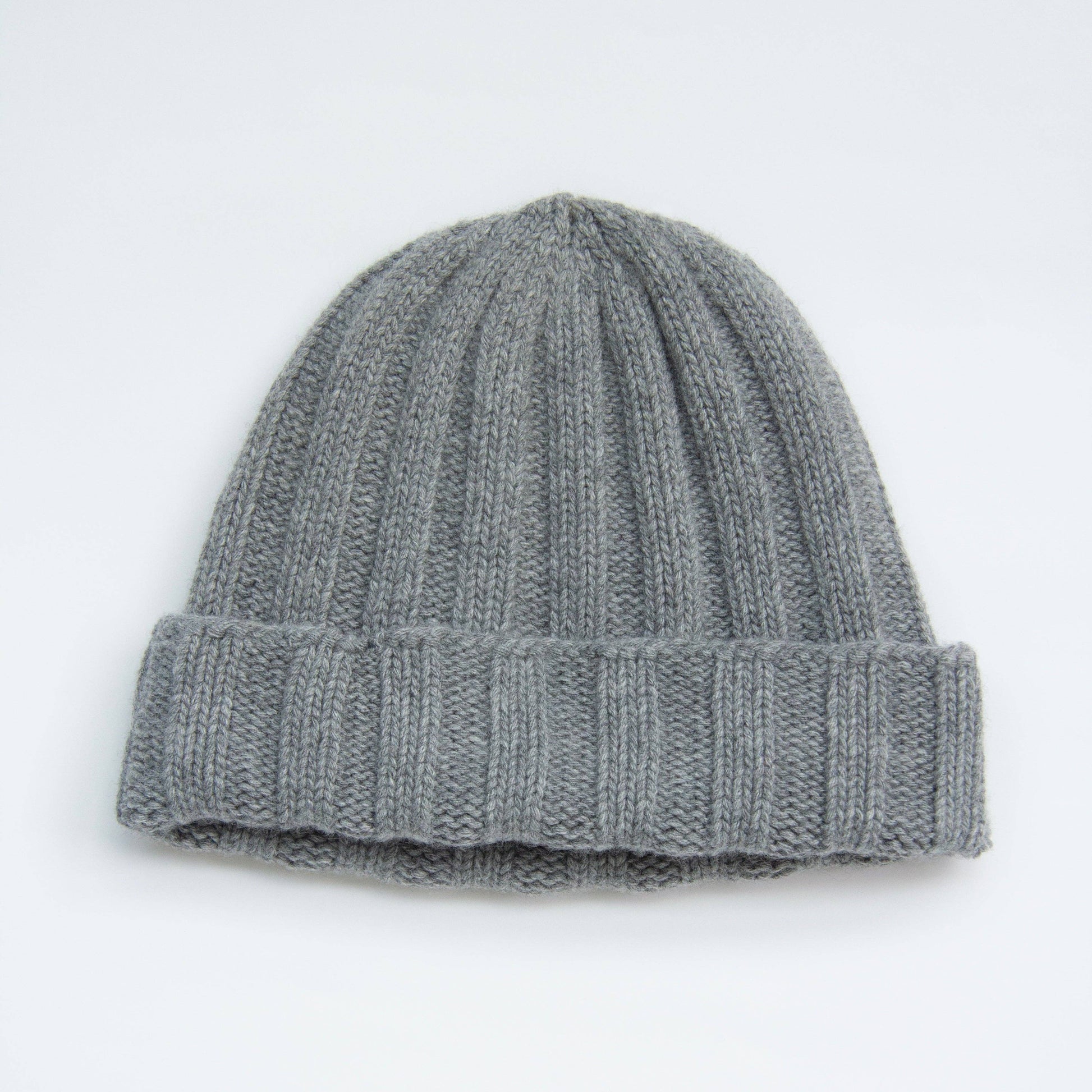 Berretto a coste in misto cashmere